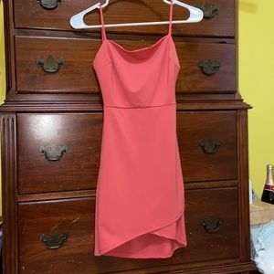 thrive semi formal mini dress